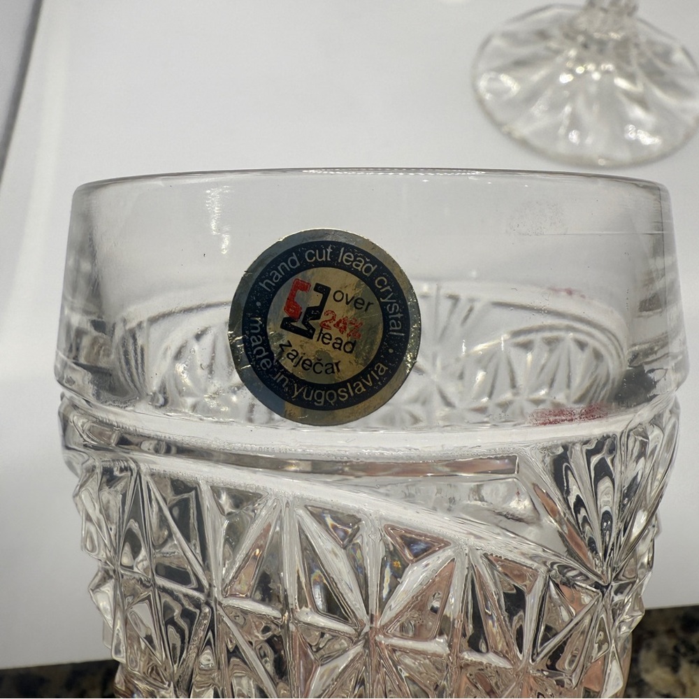 Crystal D'Adriana Crystal Glass Set - Picture 4 of 8